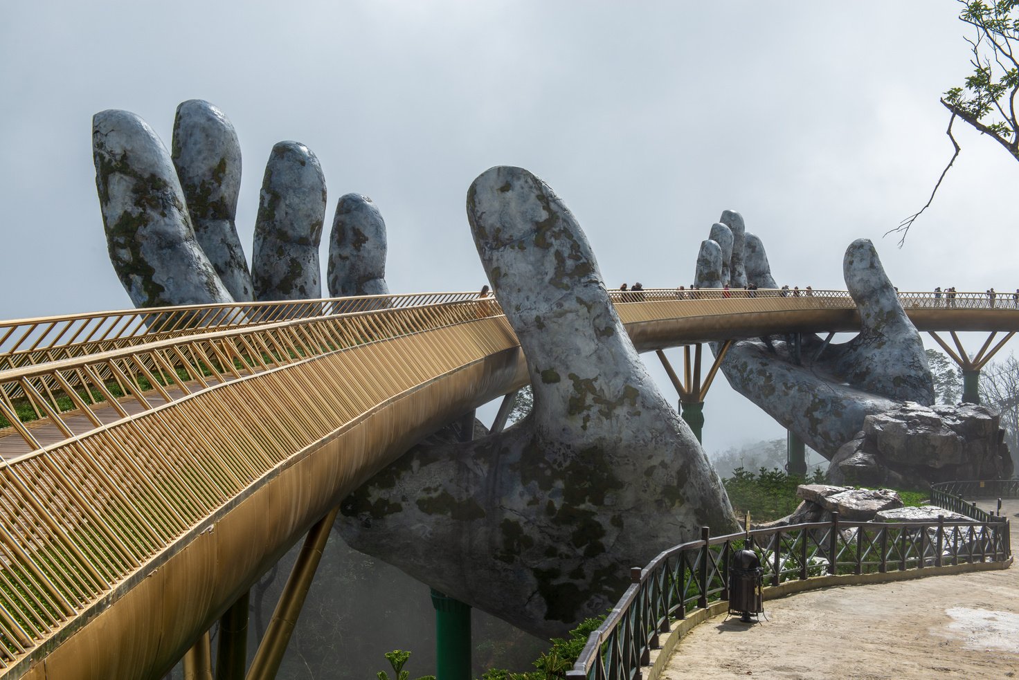 Golden Bridge in Ba Na Hills