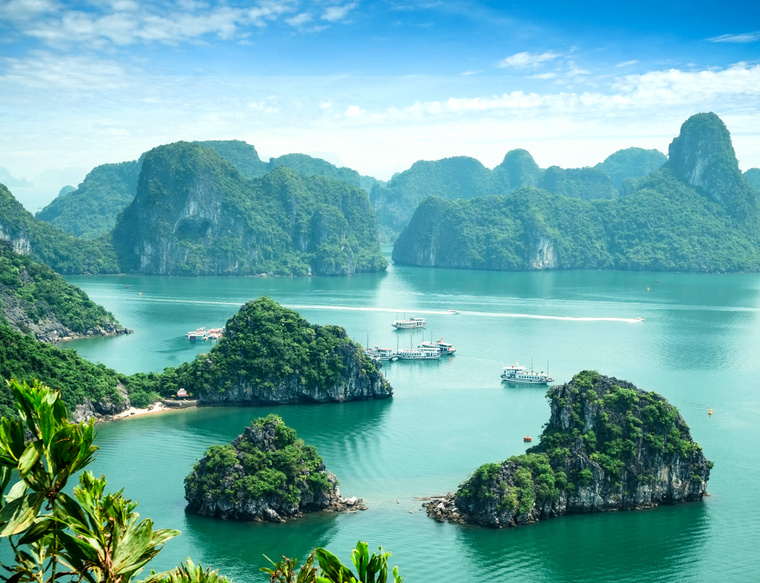 Halong Bay, Vietnam.